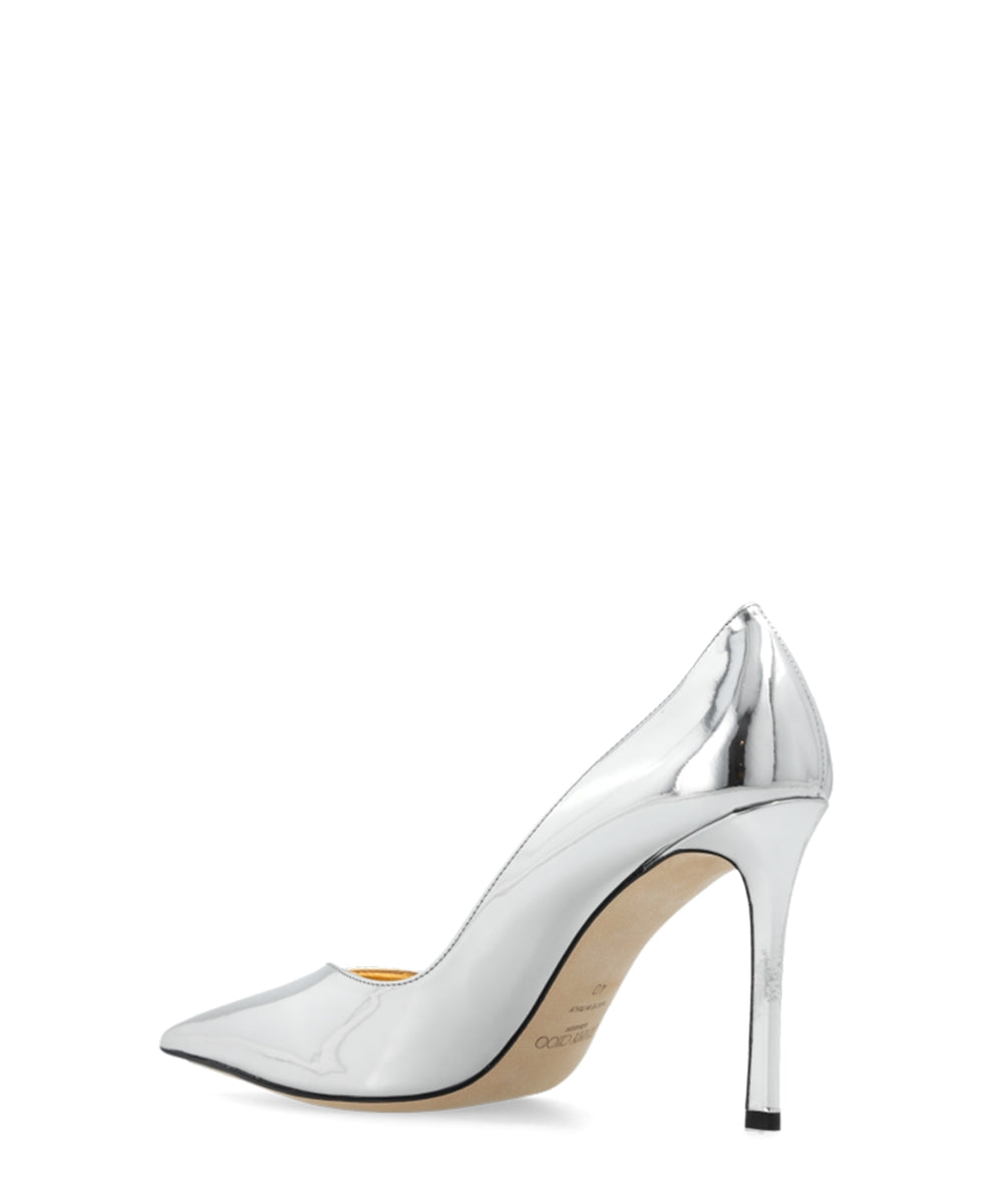 JIMMY CHOO Cass 95 Leather Pumps