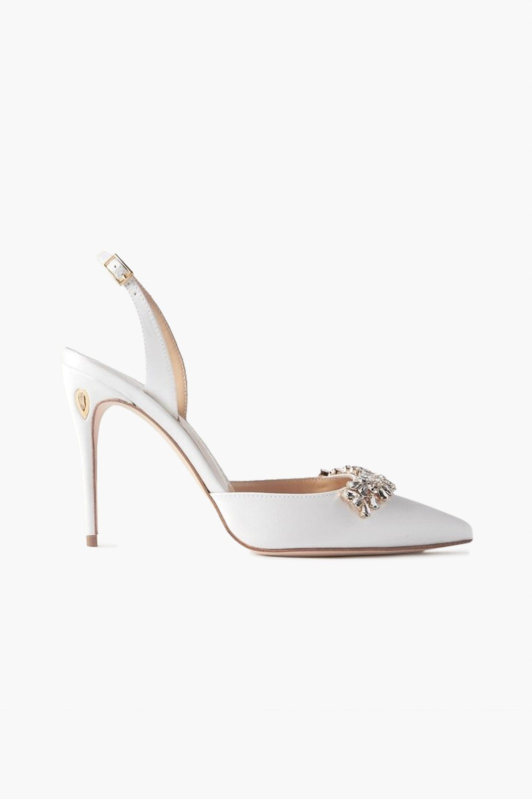 JENNIFER CHAMANDI Satin Slingback Pump