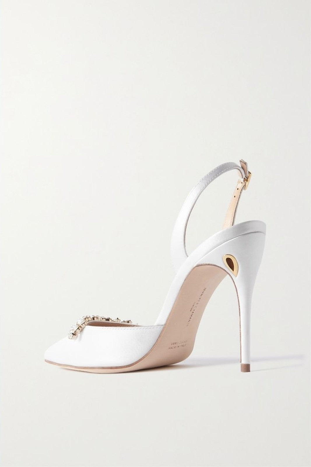 JENNIFER CHAMANDI Satin Slingback Pump