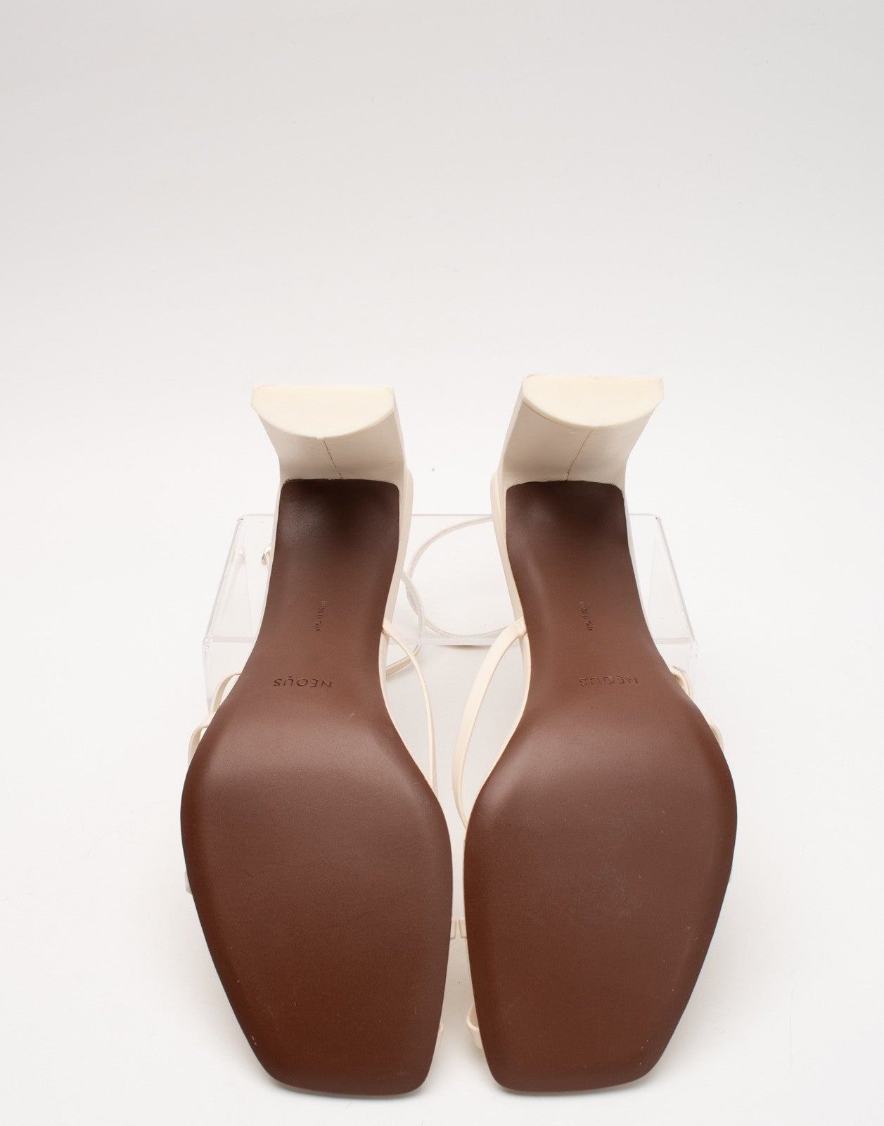NEOUS Opus 50 mm Leather Ankle Strap Sandals