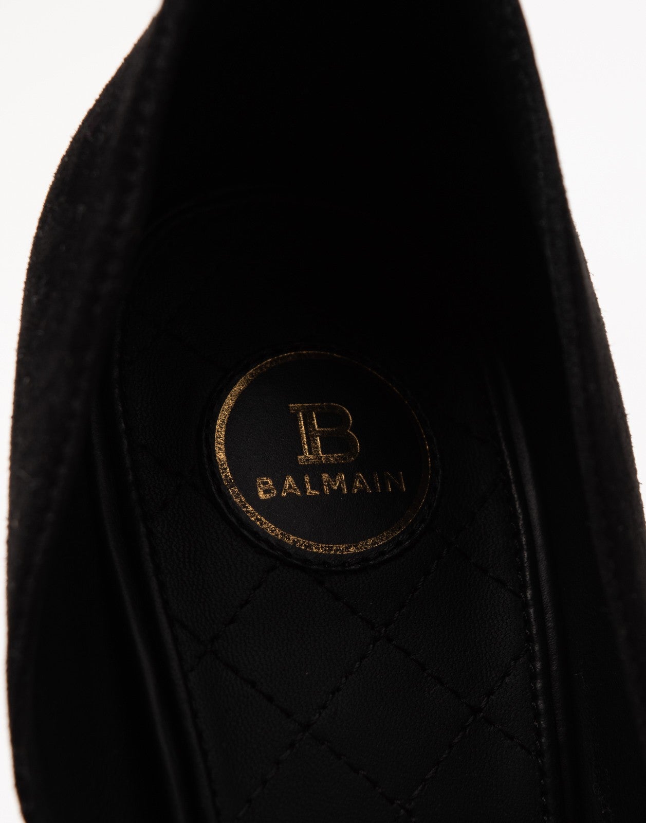 BALMAIN Leather D’Orsay Shoes