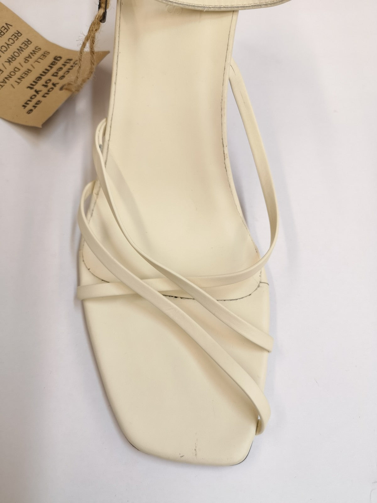NEOUS Opus 50 mm Leather Ankle Strap Sandals