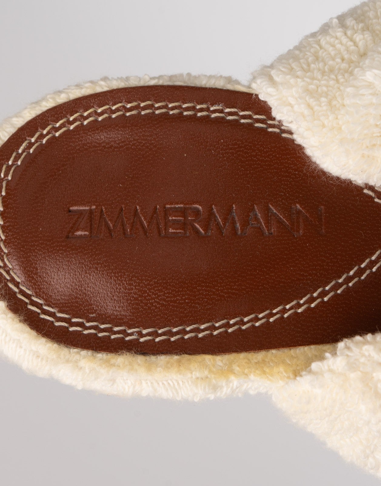 ZIMMERMANN Twisted Towel Slingback Heels