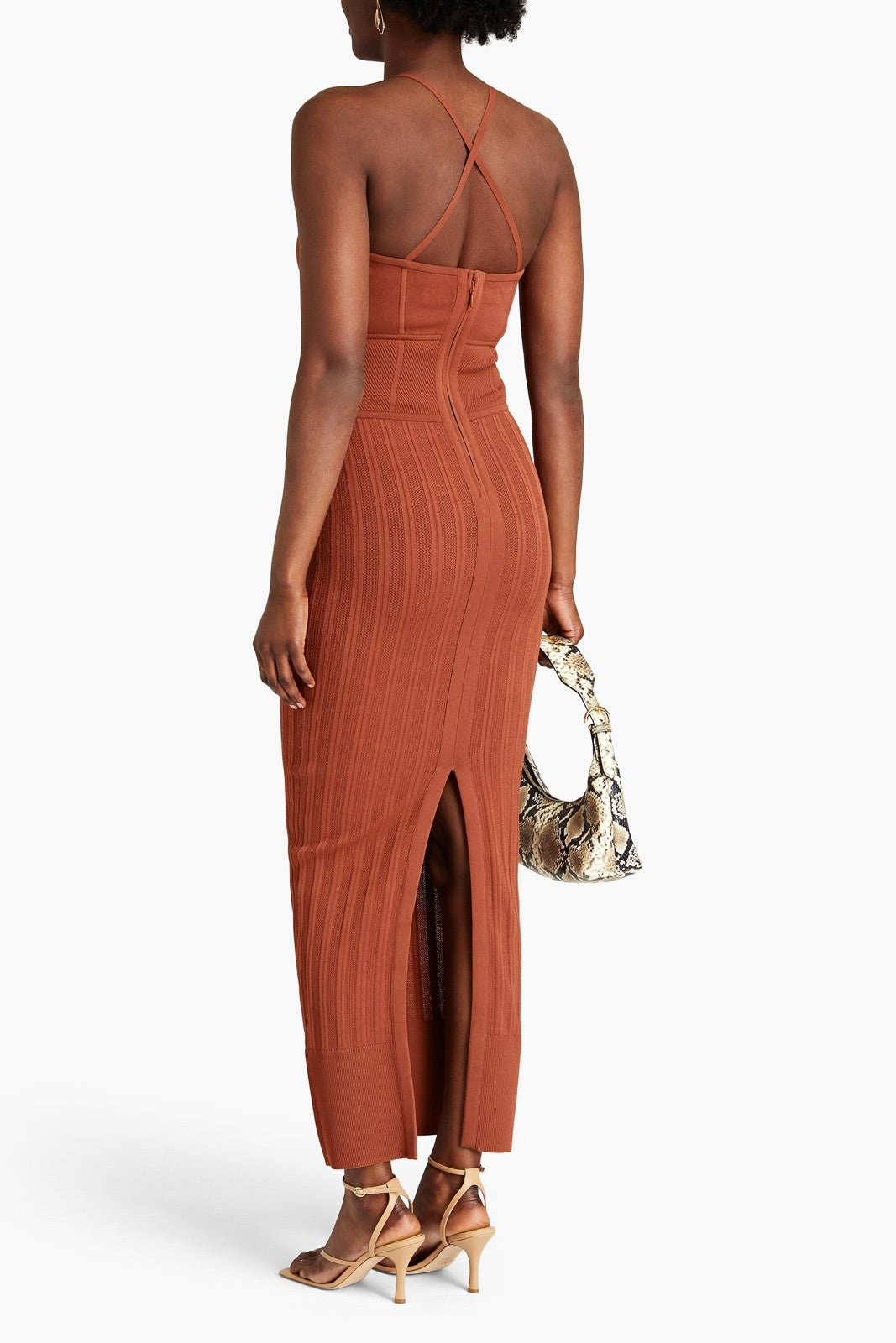 HERVÉ LÉGER Knitted Maxi Dress