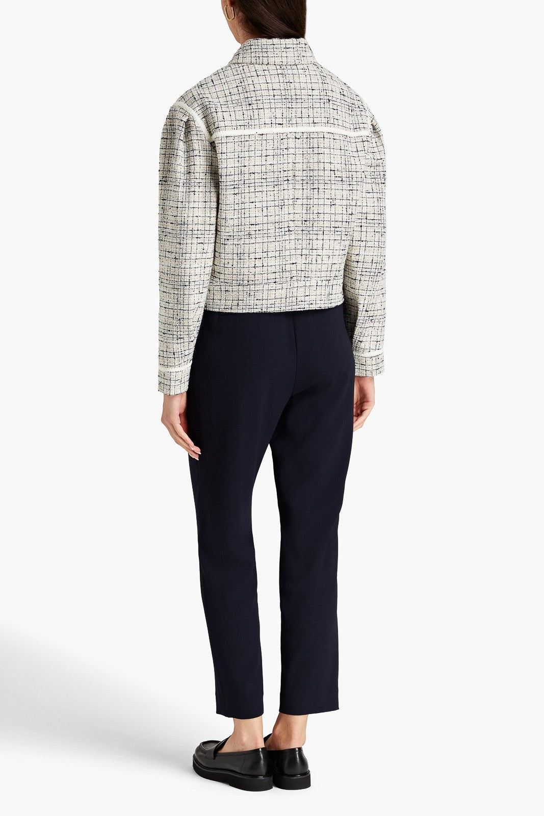 CLAUDIE PIERLOT Smart Jacket Wool Blend Checked Lined