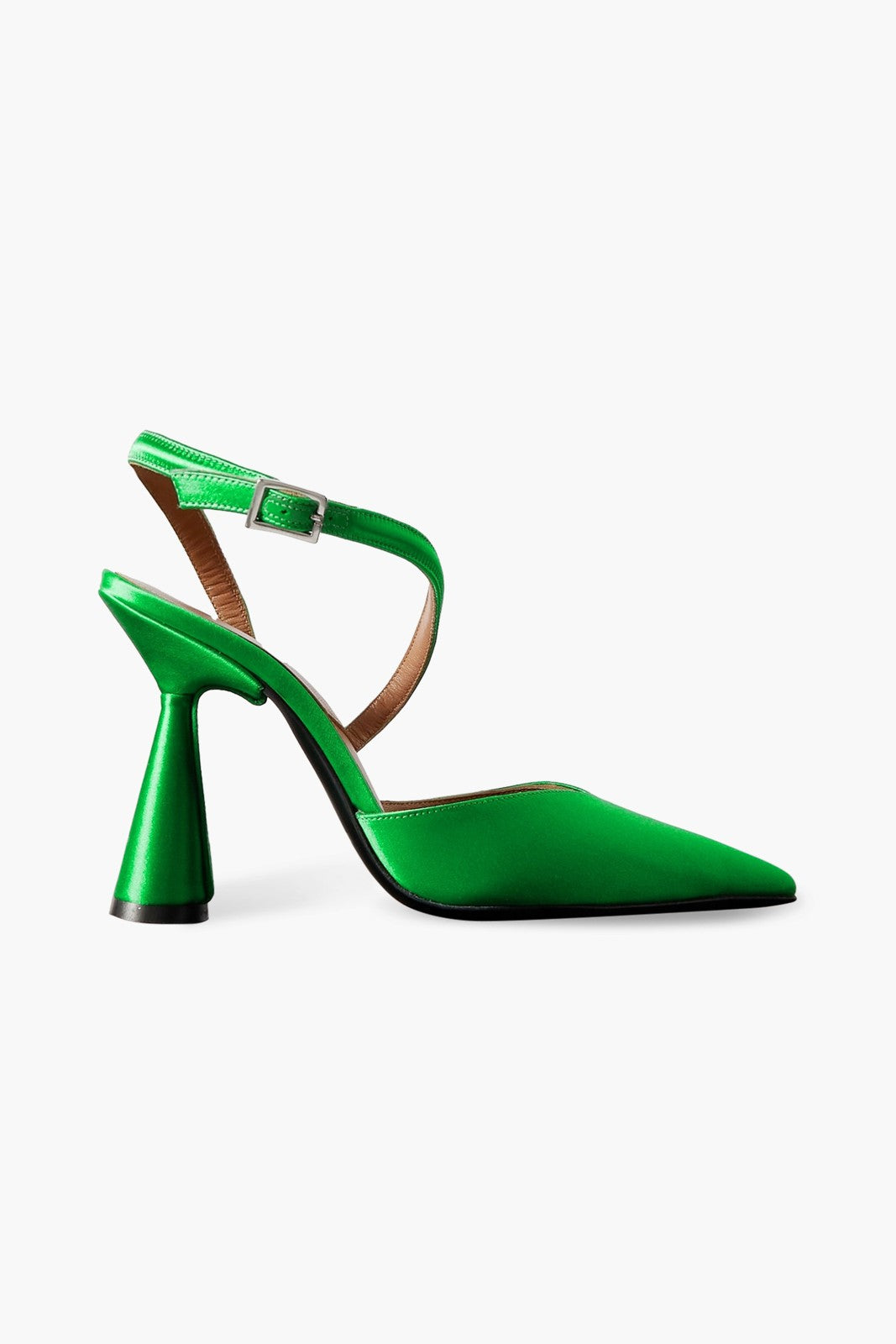D’ACCORI Strappy Geometric Heel Sandals