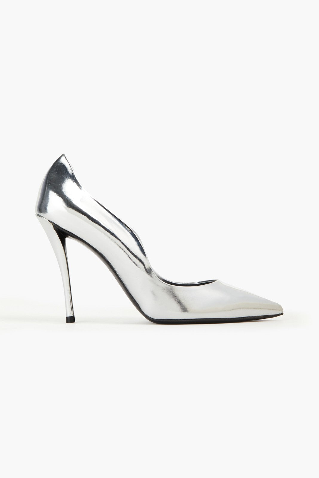 Roger Vivier Silver Leather “Court” Heels