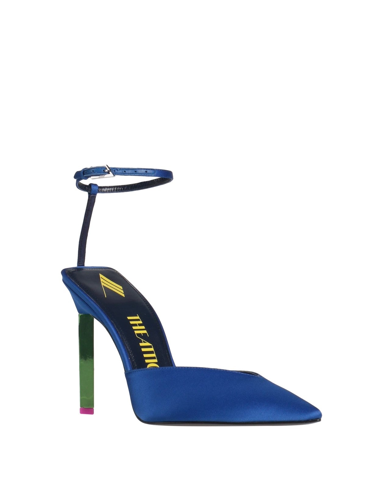 THE ATTICO Satin Ankle-Strap Shoes