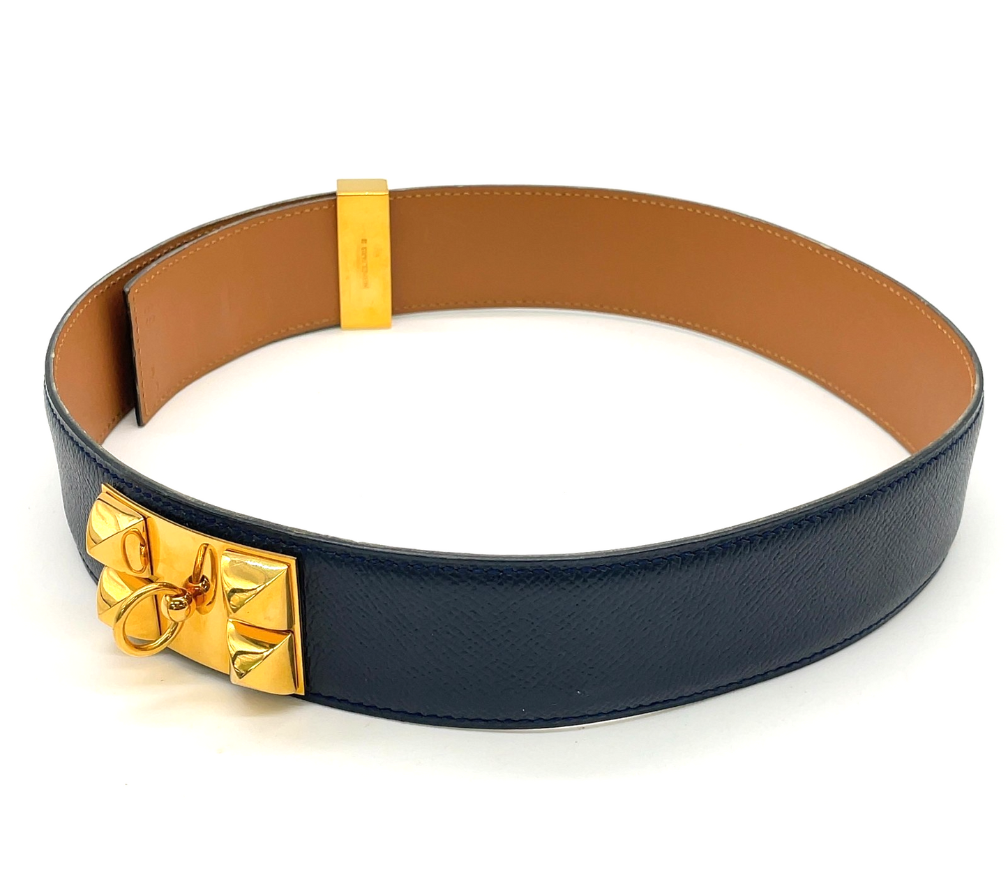 Hermès Collier de Chien Studded Leather Belt – GD 65