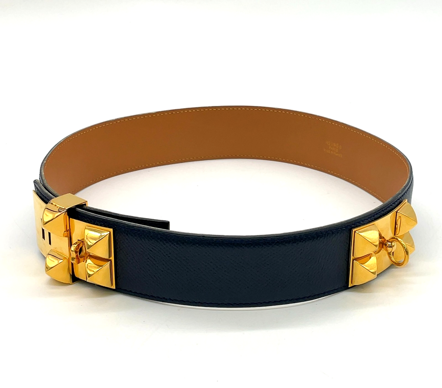 Hermès Collier de Chien Studded Leather Belt – GD 65