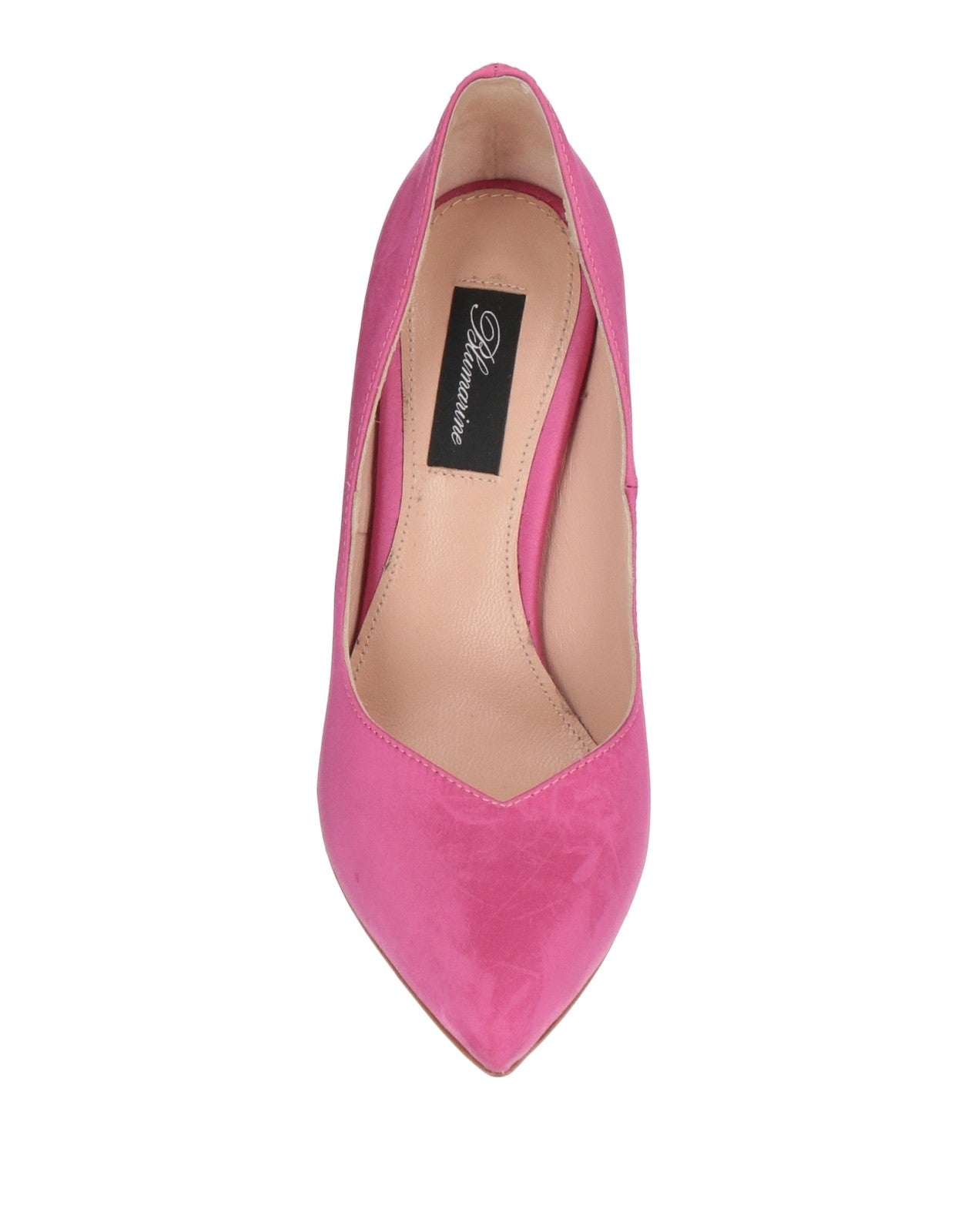 Blumarine Pink Spool-Heel Court Shoes