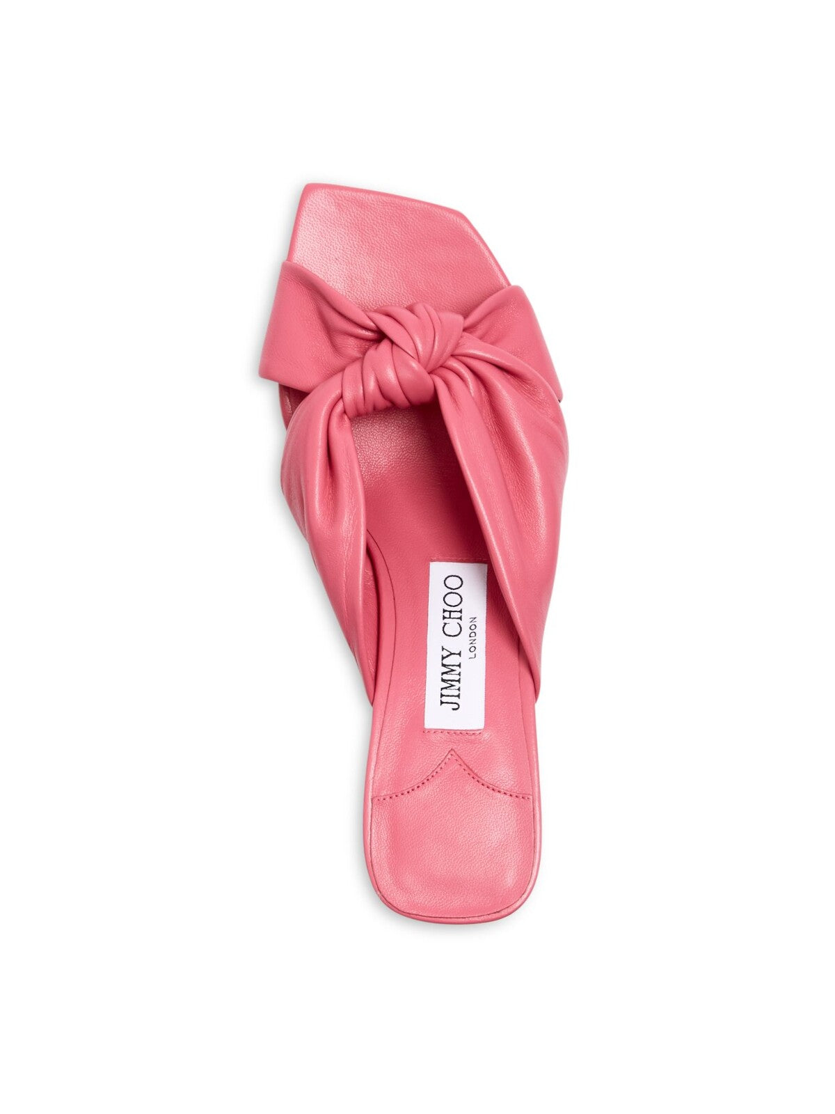 Jimmy Choo Avenue 50 Pink Leather Kitten Heels
