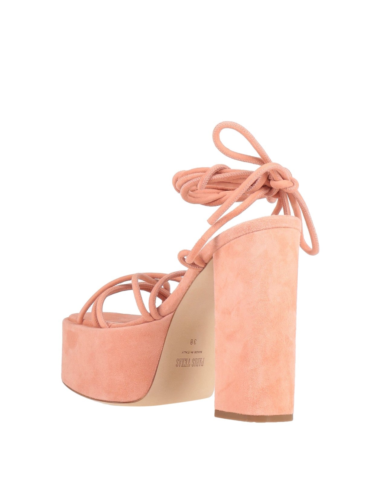 Paris Texas Pink Leather Strappy Sandals
