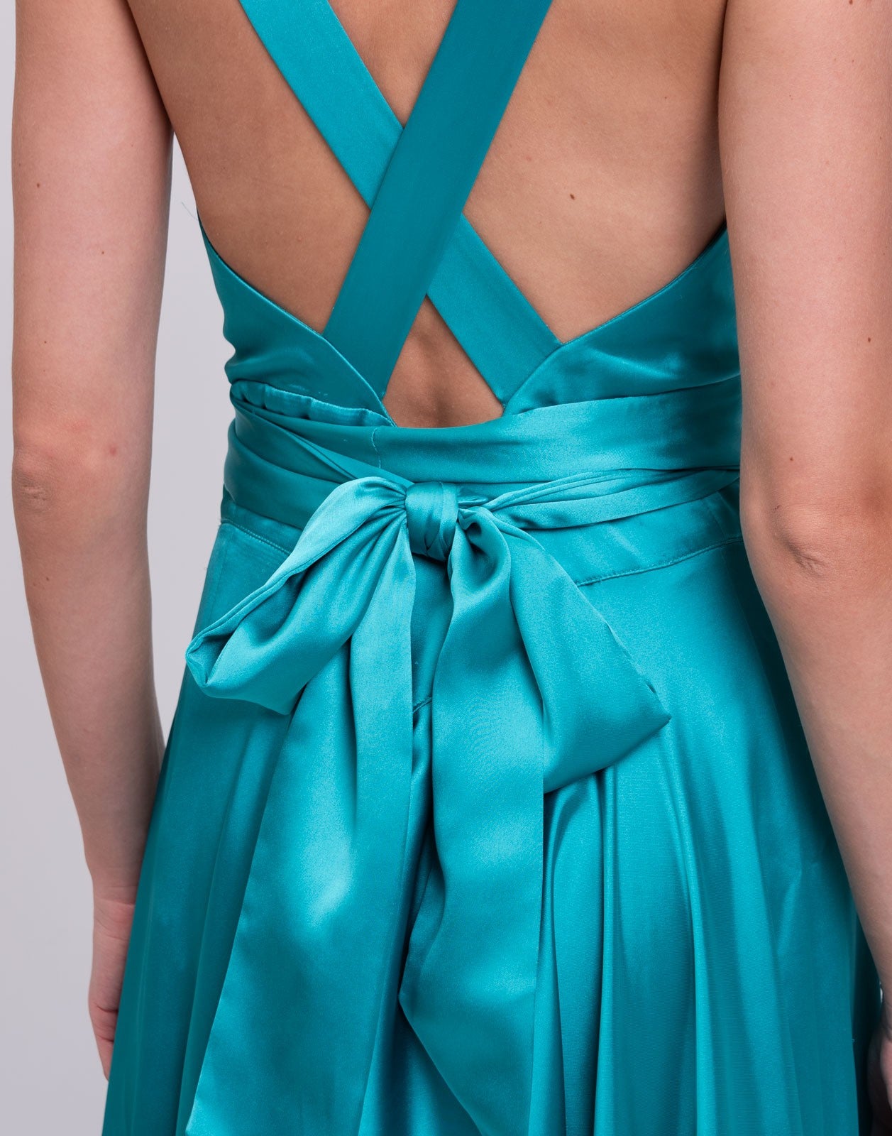 Atelier Legora Satin Maxi Dress