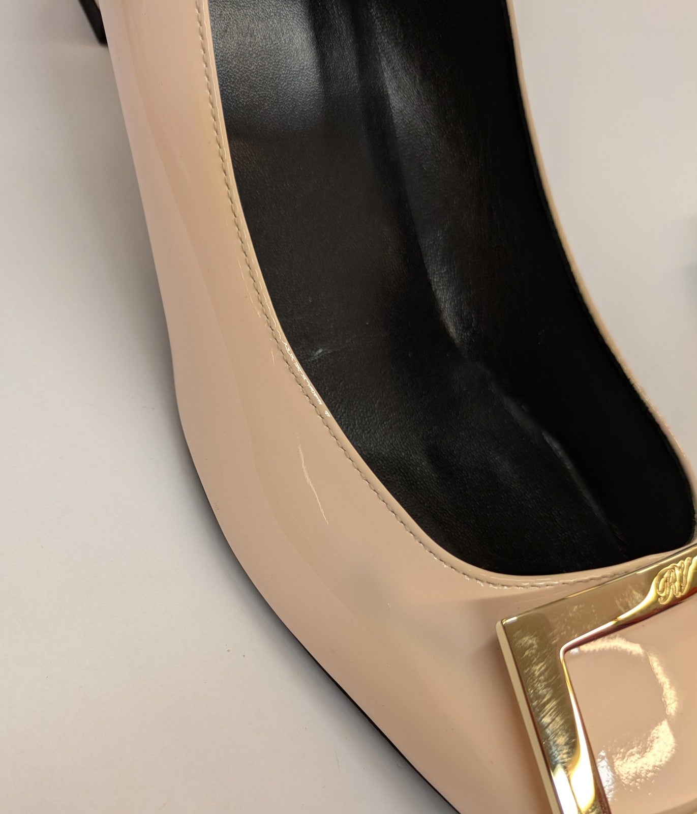 Roger Vivier Pink Patent Leather Pumps