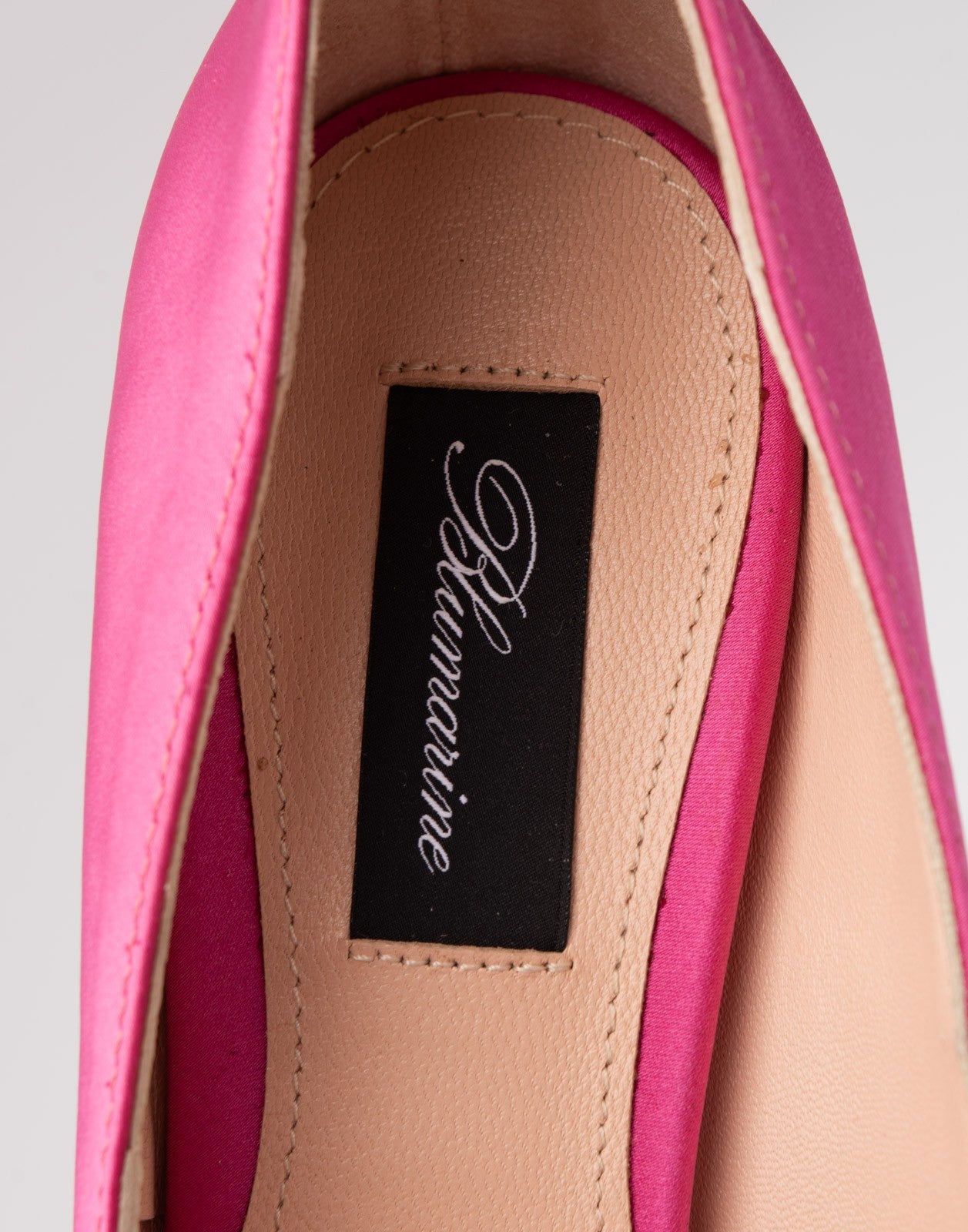 Blumarine Pink Spool-Heel Court Shoes