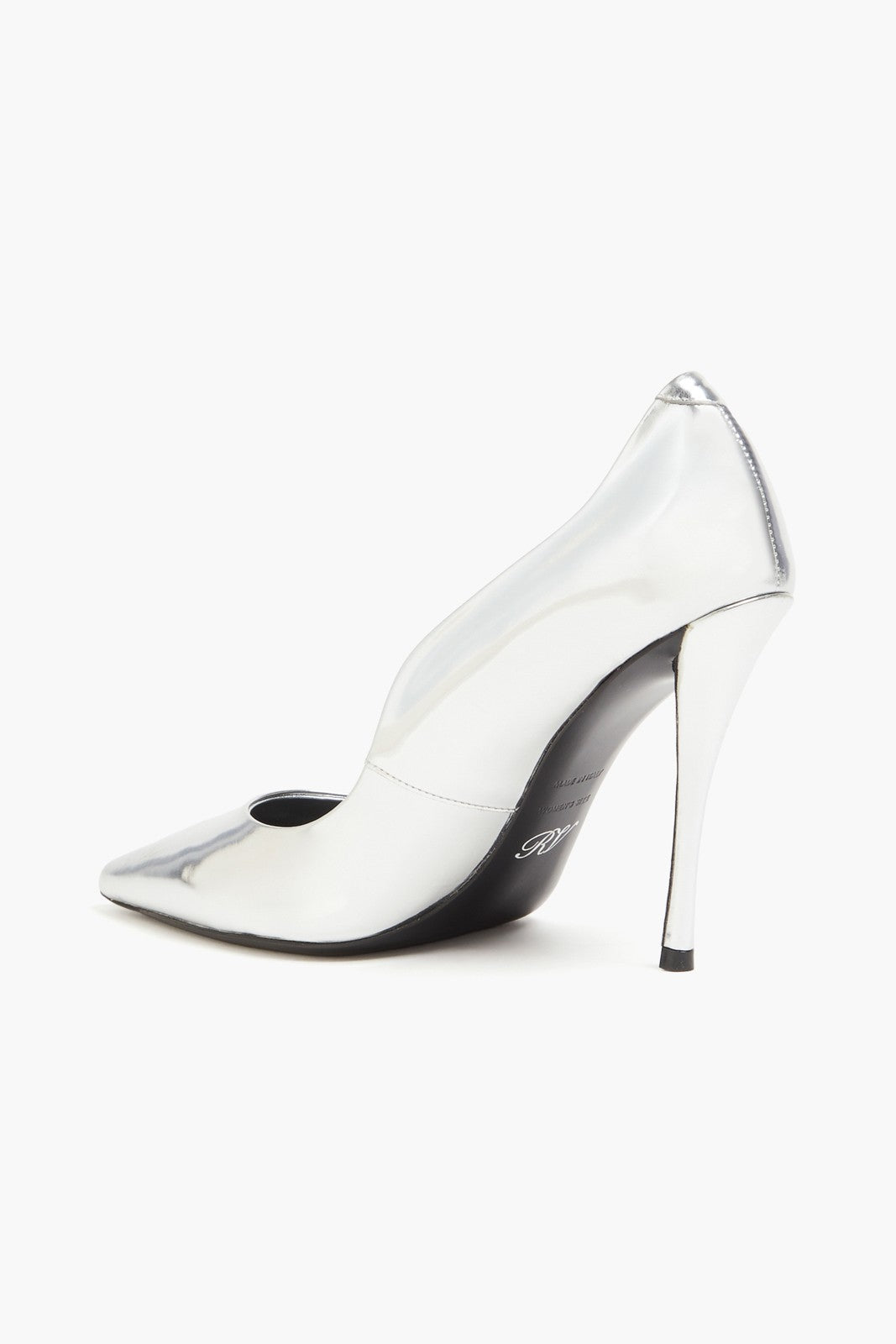 Roger Vivier Silver Leather “Court” Heels