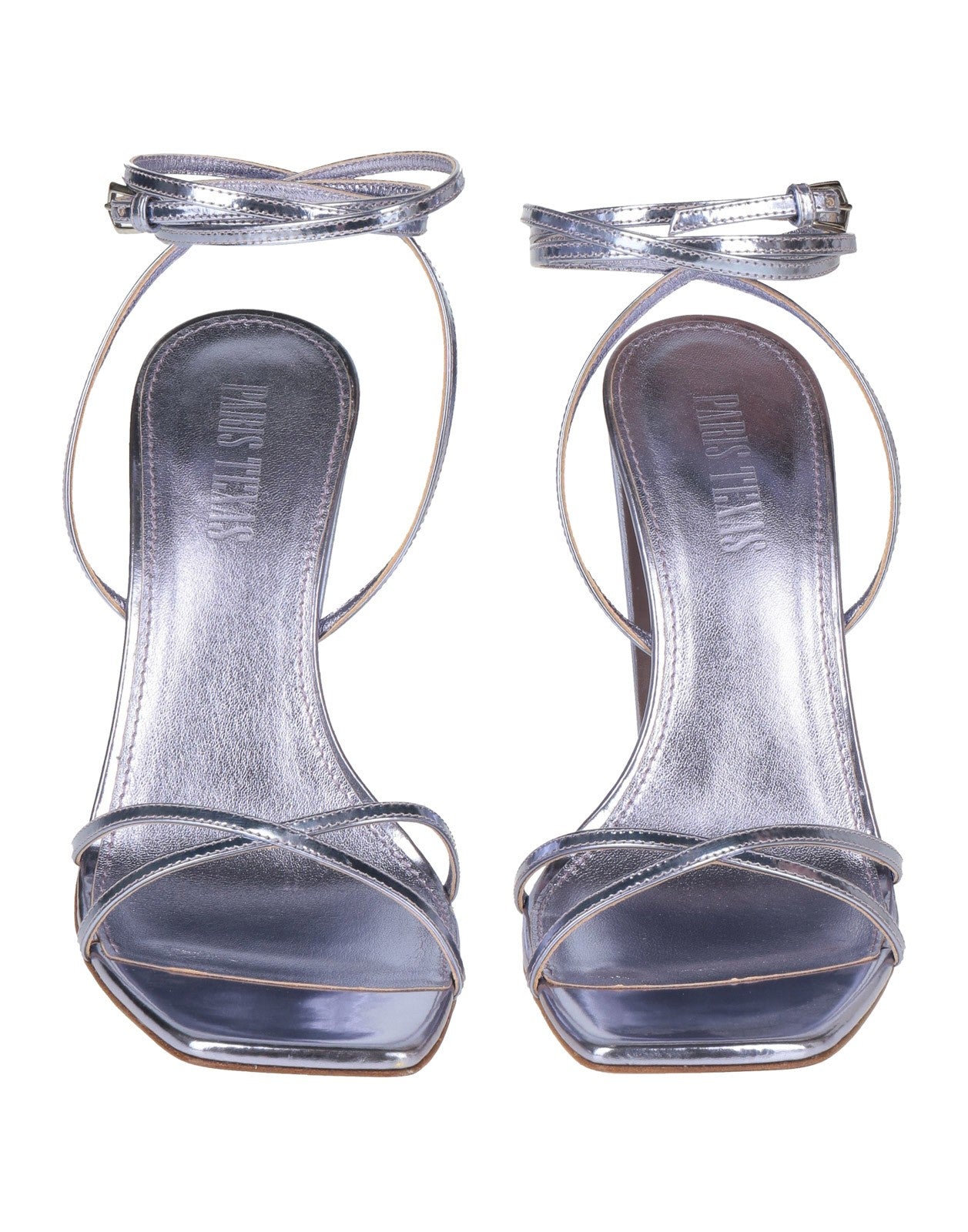 Paris Texas Purple Strappy Leather Sandals