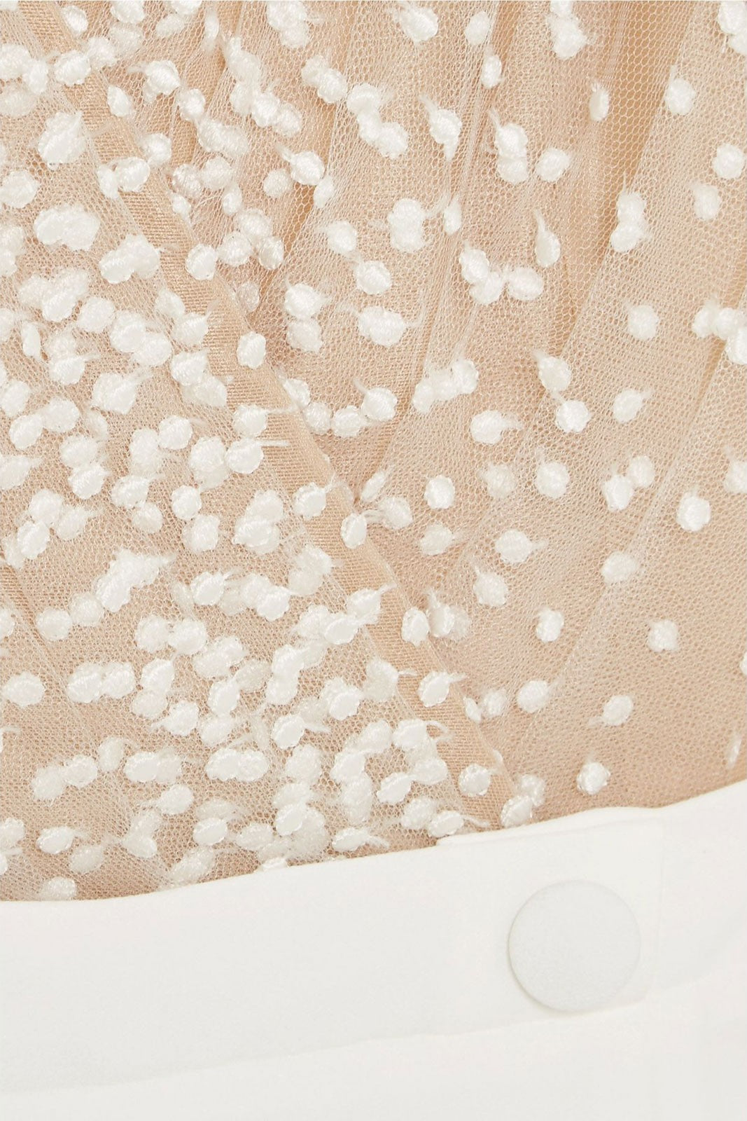 Rime Arodaky Ivory Tulle Wedding Gown
