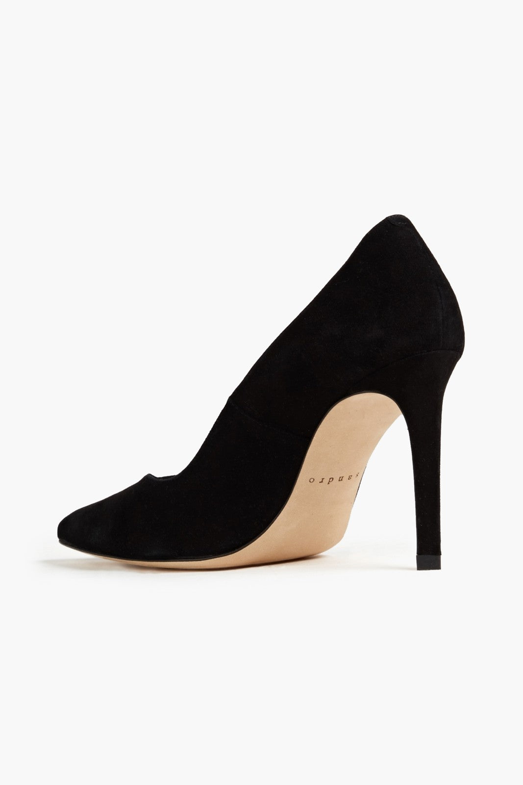 Sandro Suede Leather Court Heels