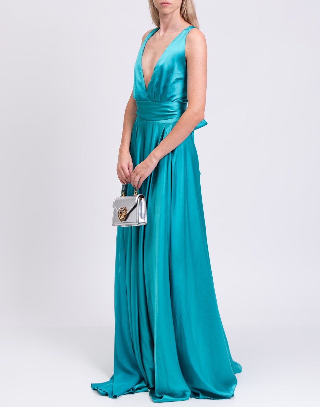 Atelier Legora Satin Maxi Dress