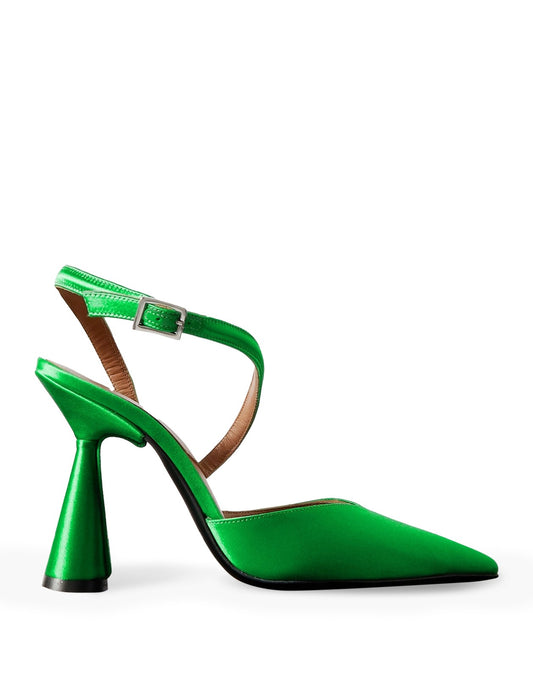 D’ACCORI Strappy Geometric Heel Sandals