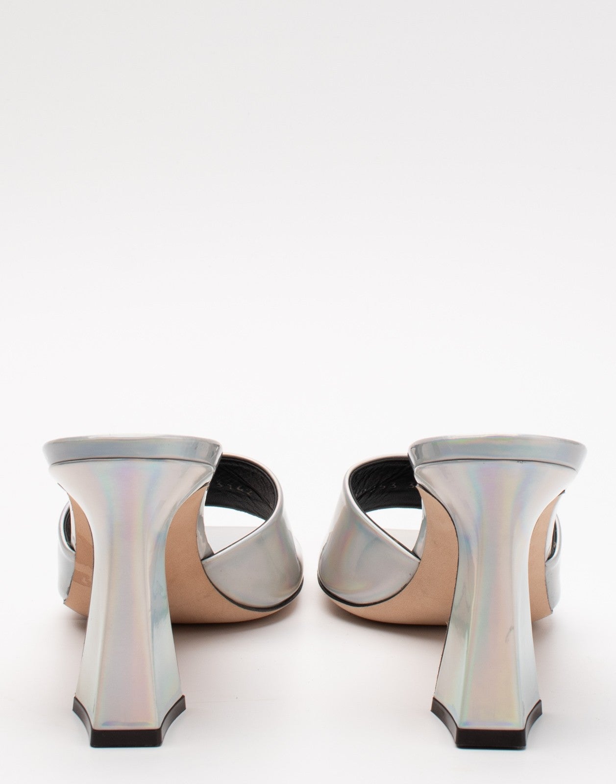 GIUSEPPE ZANOTTI Iridescent Mule Sandals
