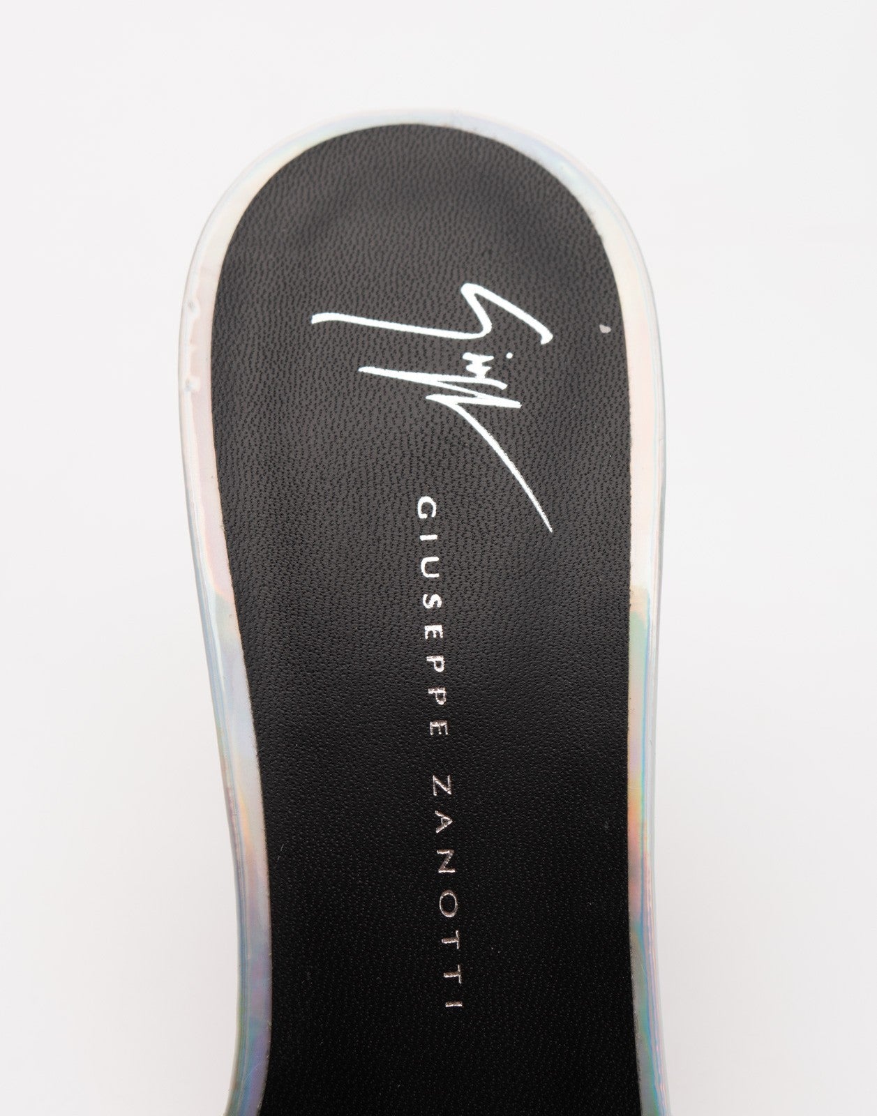 GIUSEPPE ZANOTTI Iridescent Mule Sandals