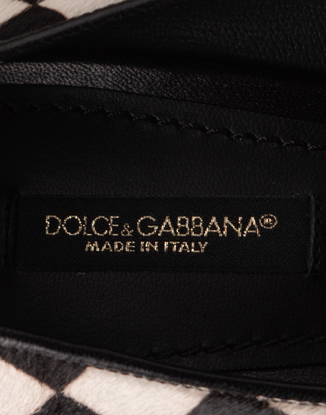 DOLCE & GABBANA Calf Hair Court Pumps
