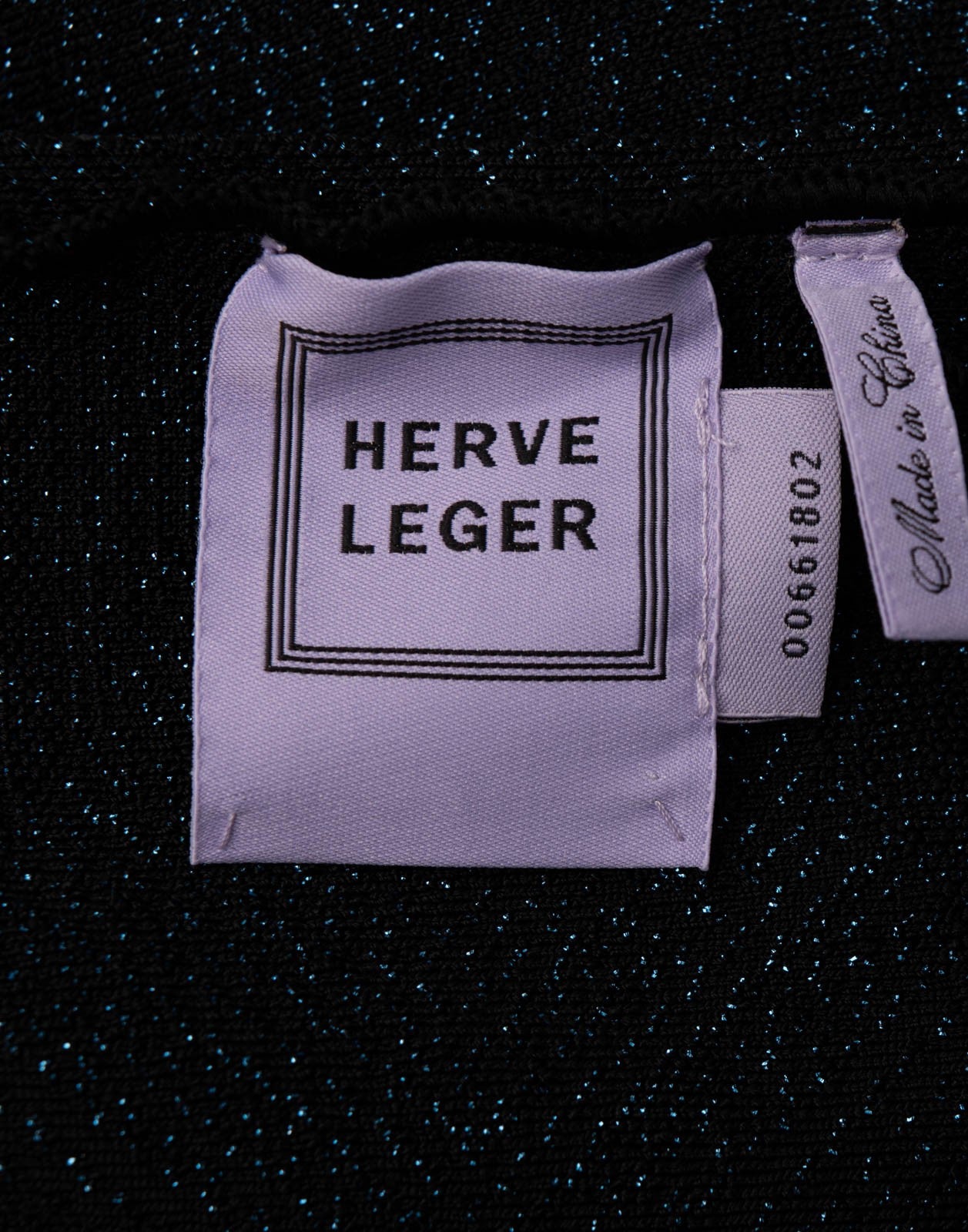 Hervé Léger Lurex Jacquard Bolero Jacket Stretch Lame Effect