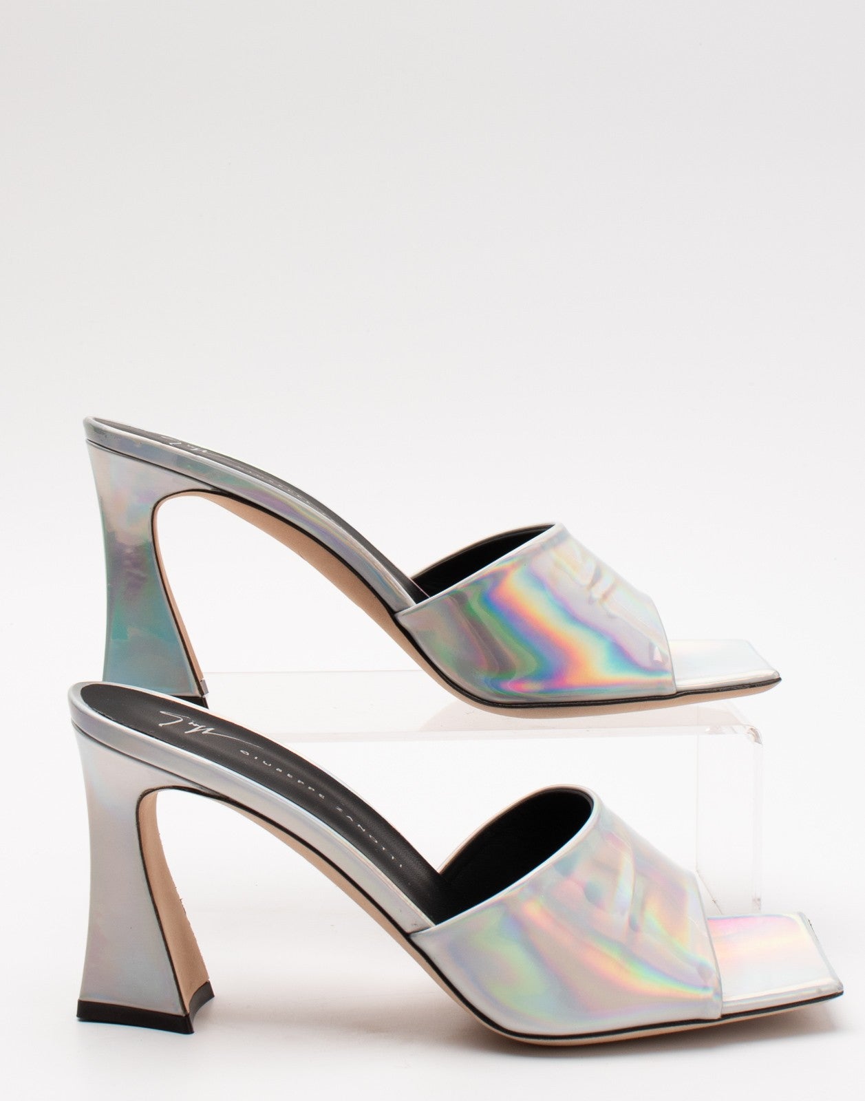 GIUSEPPE ZANOTTI Iridescent Mule Sandals