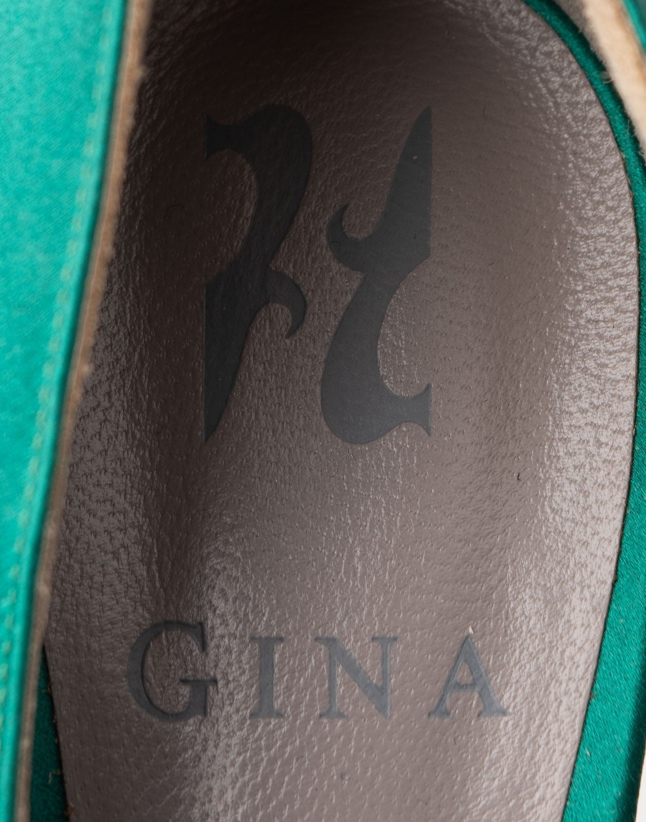 GINA “Gina” Green Pointed-Toe Pumps
