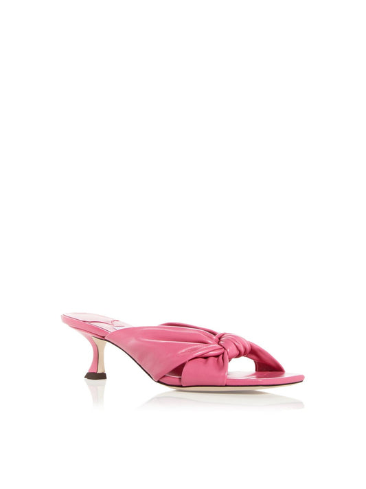 Jimmy Choo Avenue 50 Pink Leather Kitten Heels