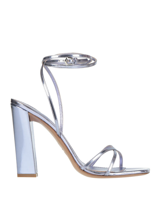 Paris Texas Purple Strappy Leather Sandals