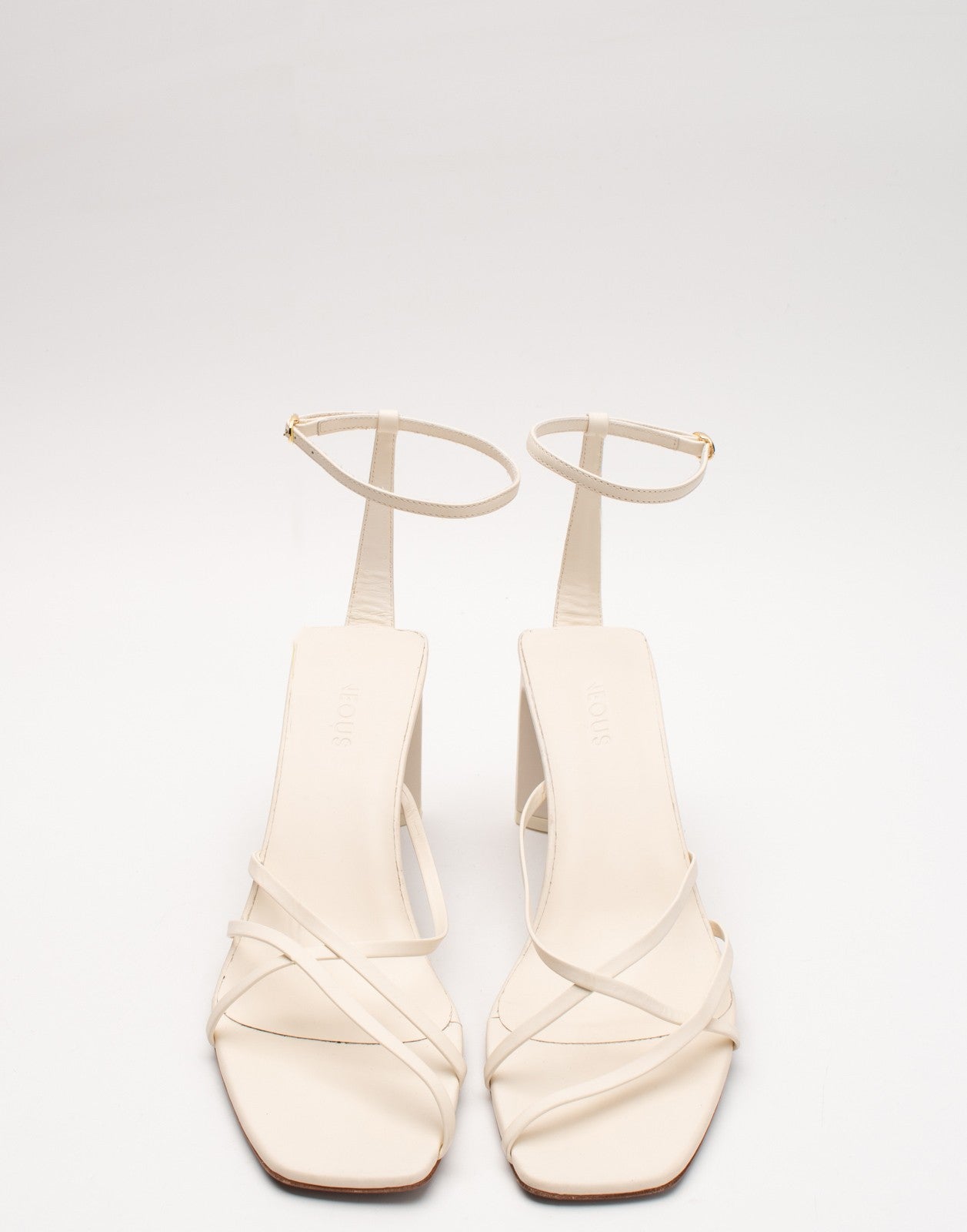 NEOUS Shoe NEOUS Opus 50 mm Leather Ankle Strap Sandals