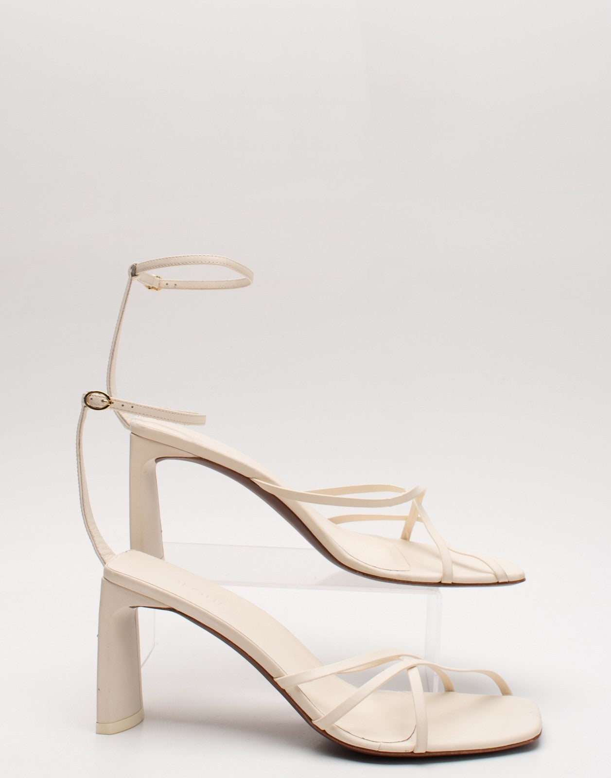 NEOUS Shoe NEOUS Opus 50 mm Leather Ankle Strap Sandals